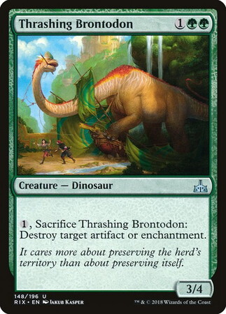 (RIX)Thrashing Brontodon/打ち壊すブロントドン