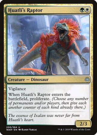 (WAR)Huatli's Raptor/ファートリの猛竜