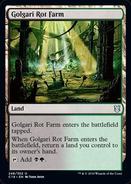 (C19)Golgari Rot Farm/ゴルガリの腐敗農場