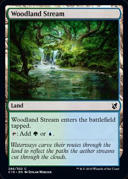 (C19)Woodland Stream/森林地の小川