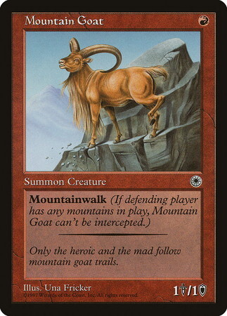 (POR)Mountain Goat/シロイワヤギ