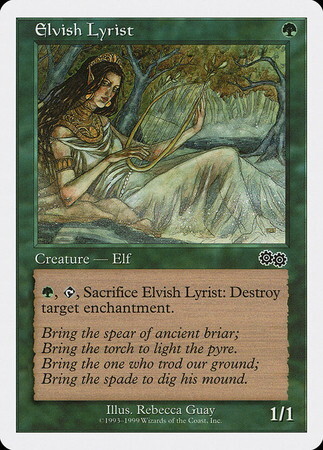 (BRB)Elvish Lyrist(白枠93-99年)/エルフの抒情詩人