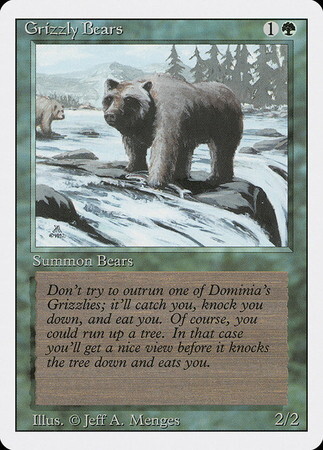 (3ED)Grizzly Bears/灰色熊