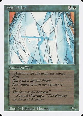 (3ED)Wall of Ice/氷の壁