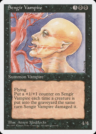 (4ED)Sengir Vampire(95年)/センギアの吸血鬼