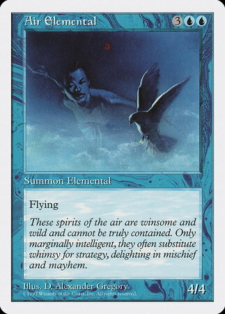 (5ED)Air Elemental(97年)/大気の精霊