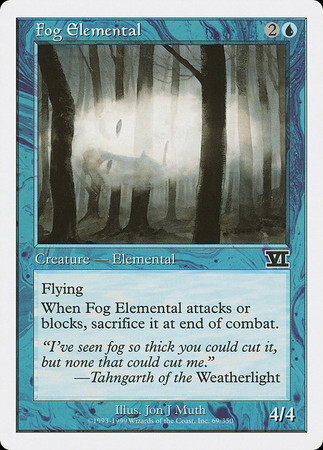 (6ED)Fog Elemental/濃霧の精霊