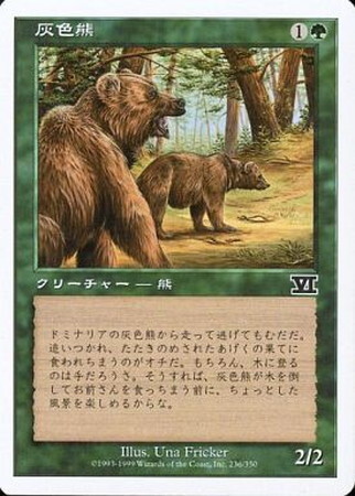 (6ED)灰色熊/GRIZZLY BEARS