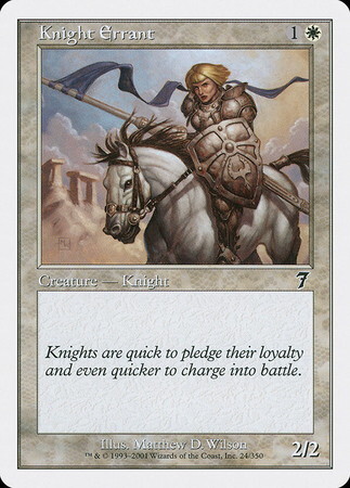 (7ED)Knight Errant(F)/遍歴の騎士