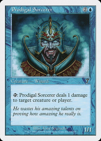 (7ED)Prodigal Sorcerer/放蕩魔術師
