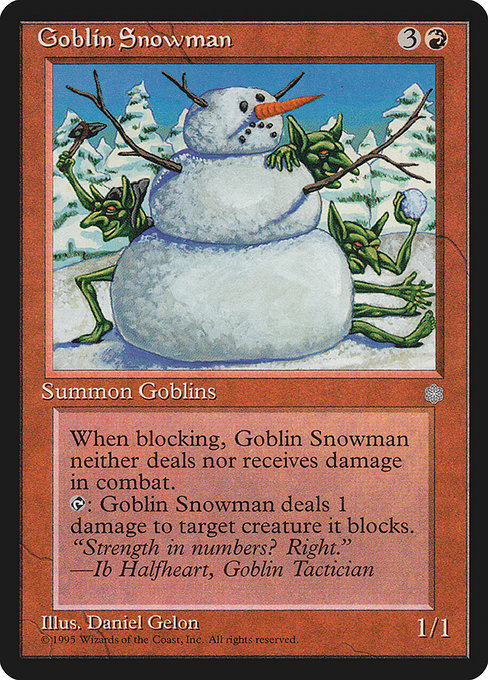 (ICE)Goblin Snowman/ゴブリンの雪だるま
