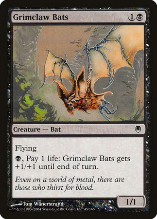 (DST)Grimclaw Bats(F)/薄黒爪のコウモリ