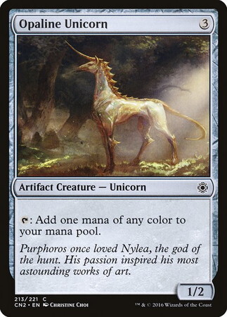 (CN2)Opaline Unicorn(F)/乳白色の一角獣