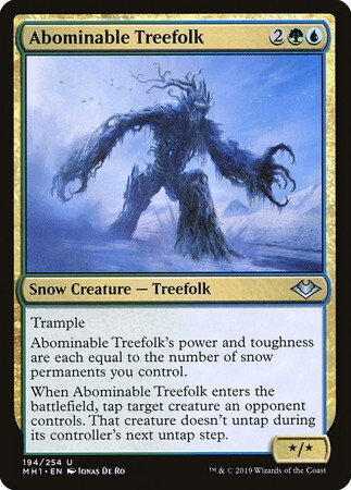 (MH1)Abominable Treefolk/忌まわしきツリーフォーク