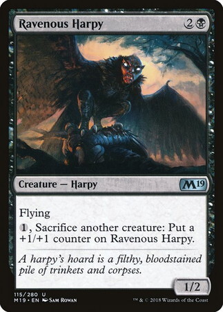 (M19)Ravenous Harpy(F)/貪欲なハーピー