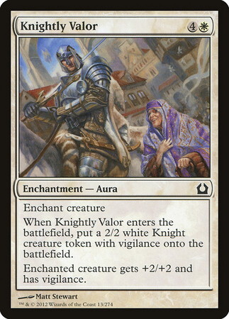 (RTR)Knightly Valor/騎士の勇気