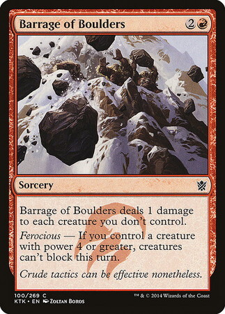 (KTK)Barrage of Boulders(F)/石弾の弾幕