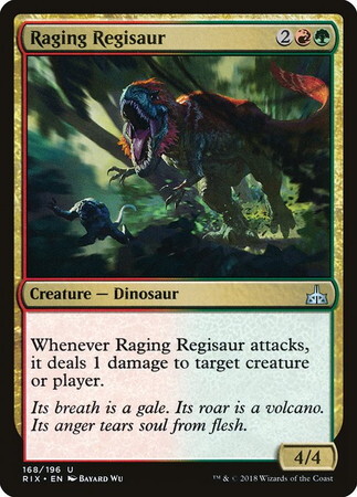 (RIX)Raging Regisaur/怒り狂うレギサウルス