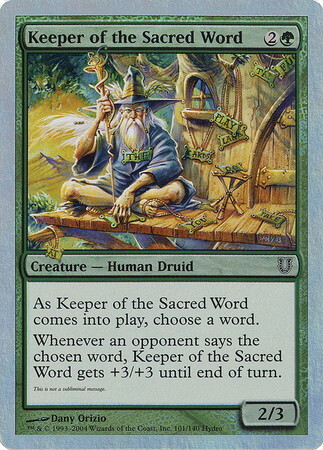 (UNH)Keeper of the Sacred Word(F)/(未訳)