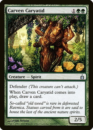 (RAV)Carven Caryatid(F)/木彫りの女人像