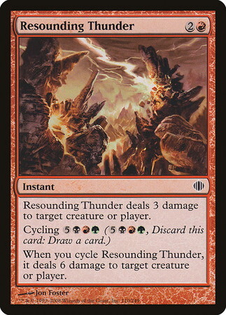(ALA)Resounding Thunder(F)/圧倒する雷