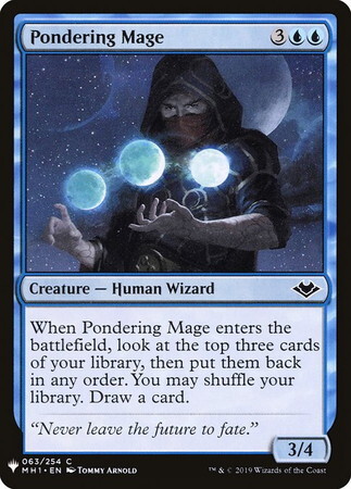 (MB1)Pondering Mage/思案する魔道士