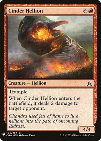 (OGW)Cinder Hellion(LIST仕様)/溶滓のへリオン