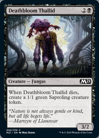 (M21)Deathbloom Thallid/死花のサリッド