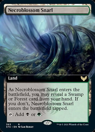 (STX)Necroblossom Snarl(拡張枠)/屍花の交錯