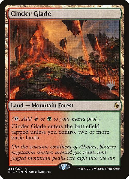 (BFZ)Cinder Glade(プロモP)(F)/燃えがらの林間地