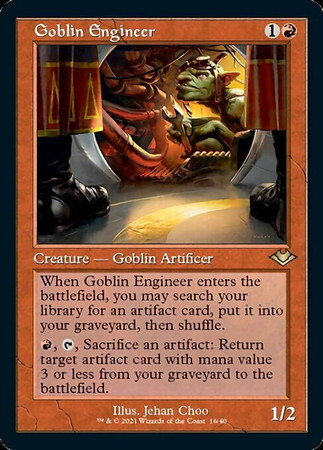 (MH2)Goblin Engineer(旧枠)(エッチング)(F)/ゴブリンの技師