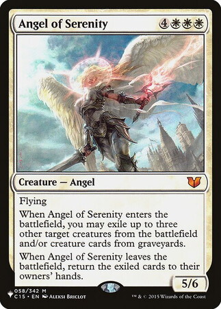(LIST)Angel of Serenity(C15)/静穏の天使