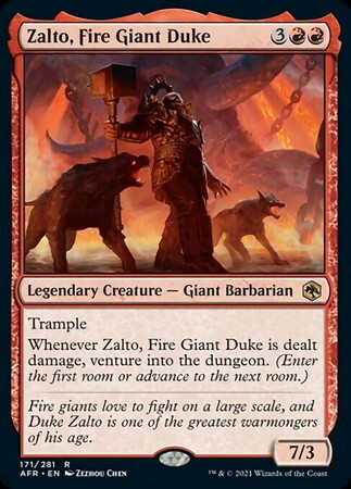 (AFR)Zalto Fire Giant Duke/ファイヤー・ジャイアントの公爵、ザルトー