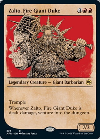 (AFR)Zalto Fire Giant Duke(ショーケース)/ファイヤー・ジャイアントの公爵、ザルトー