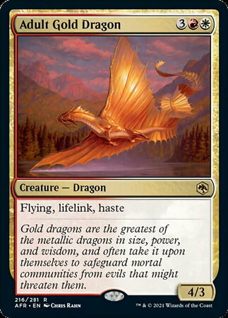 (AFR)Adult Gold Dragon(プロモP)/アダルト・ゴールド・ドラゴン
