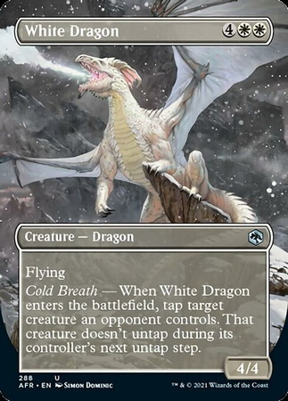 (AFR)White Dragon(ボーダーレス)(F)/ホワイト・ドラゴン