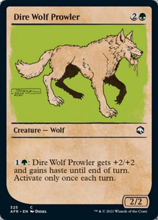 (AFR)Dire Wolf Prowler(ショーケース)(F)/うろつくダイア・ウルフ