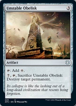 (AFC)Unstable Obelisk/不安定なオベリスク