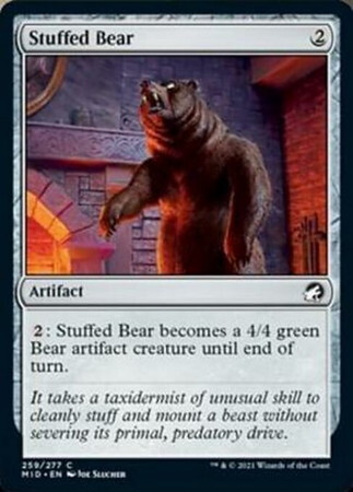 (MID)Stuffed Bear/熊の剥製