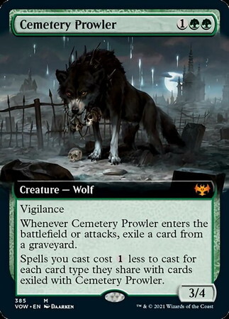 (VOW)Cemetery Prowler(拡張枠)(F)/墓所のうろつくもの