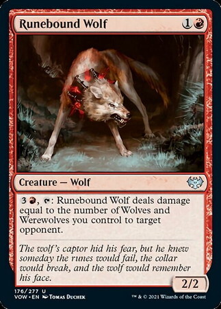 (VOW)Runebound Wolf/ルーン縛りの狼