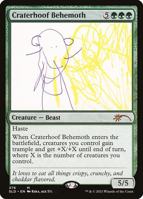 (SLD)Craterhoof Behemoth(376)(F)/孔蹄のビヒモス