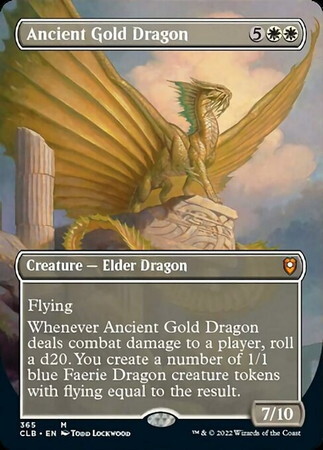 (CLB)Ancient Gold Dragon(ボーダーレス)/エインシャント・ゴールド・ドラゴン