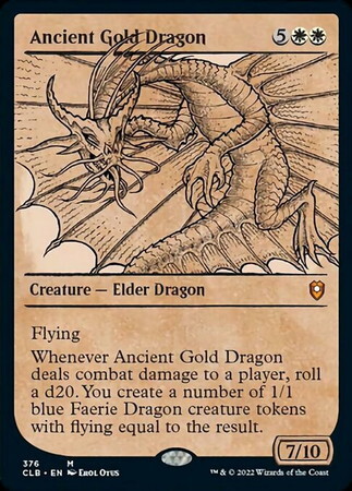 (CLB)Ancient Gold Dragon(ショーケース)(ルールブック)/エインシャント・ゴールド・ドラゴン