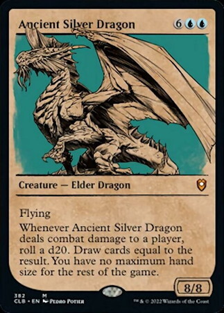 (CLB)Ancient Silver Dragon(ショーケース)(ルールブック)(F)/エインシャント・シルヴァー・ドラゴン