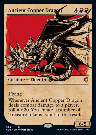 (CLB)Ancient Copper Dragon(ショーケース)(ルールブック)(F)/エインシャント・カッパー・ドラゴン