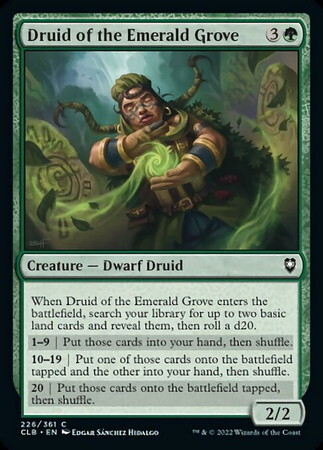 (CLB)Druid of the Emerald Grove/エメラルド木立のドルイド
