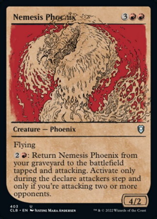 (CLB)Nemesis Phoenix(ショーケース)(ルールブック)(F)/天罰のフェニックス