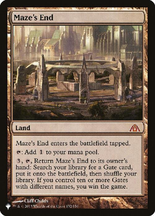 迷路の終わり Maze's End 日本語版 foil mtg 迷路の終わり/Maze's End 商品検索 | ドラゴンスター | マジック：ザ