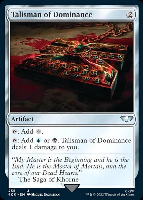 (40K)Talisman of Dominance(255)/威圧のタリスマン